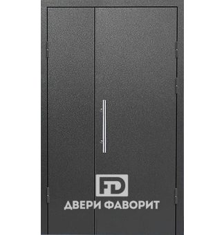 дверь без замка для подъезда с отделкой цинкргрунт