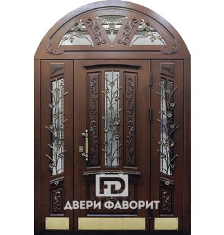 Дверь парадная с ковкой и терморазрывом