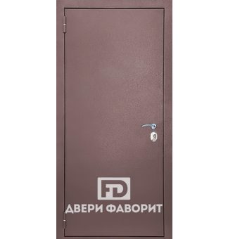 стальная дверь в офис с одним замком