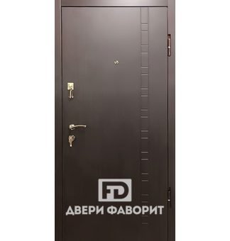 металлическая дверь в квартиру с отделкой панелями МДФ