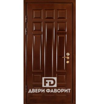 Металлическая дверь с отделкой МДФ