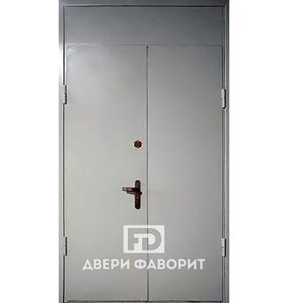 Дверь для тамбура с верхней вставкой