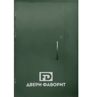 Двустворчатая дверь недорого, порошковым окрасом