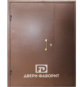 Антивандальная дверь с боковой вставкой в тамбур